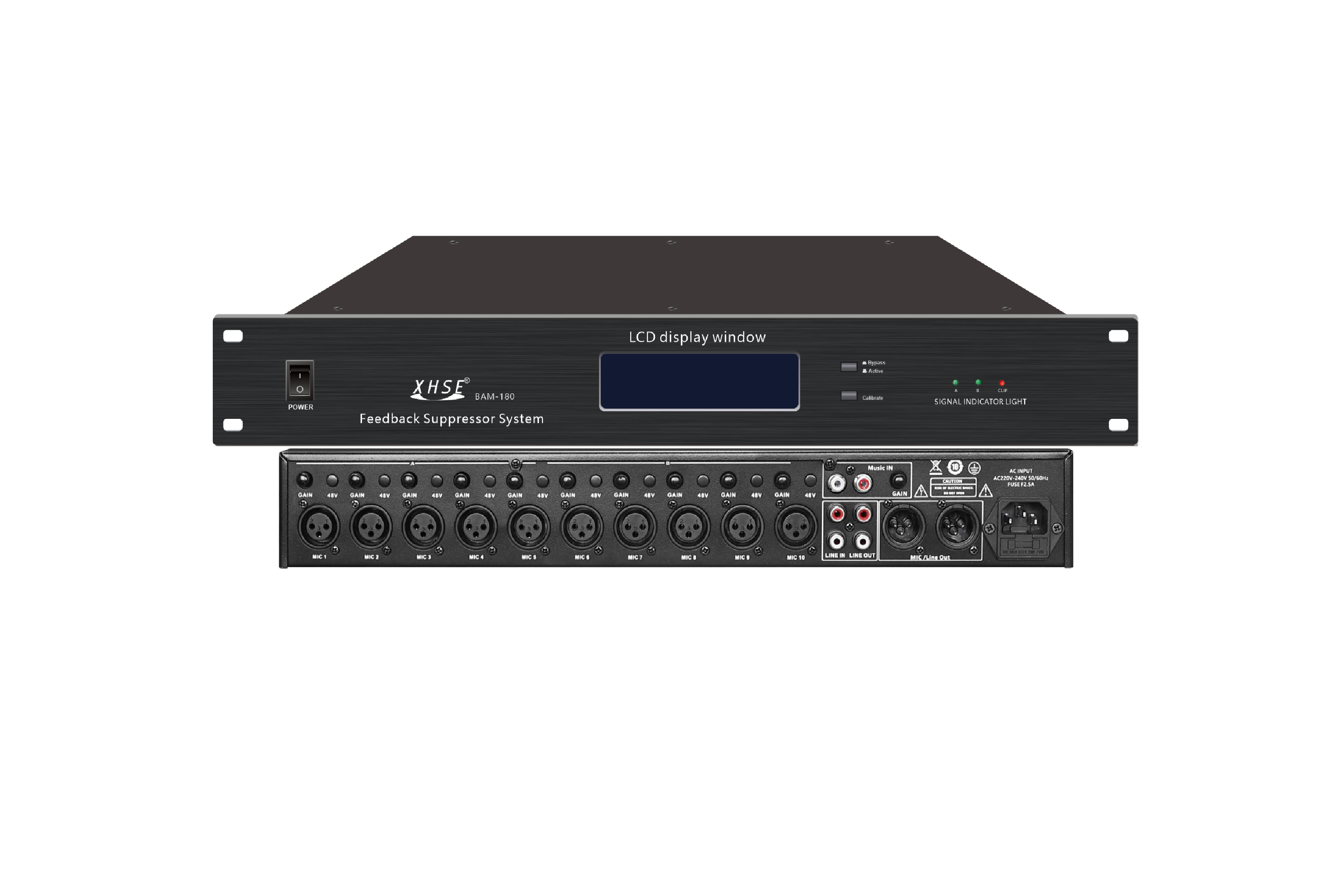 【BAM-180】10路智能混音器