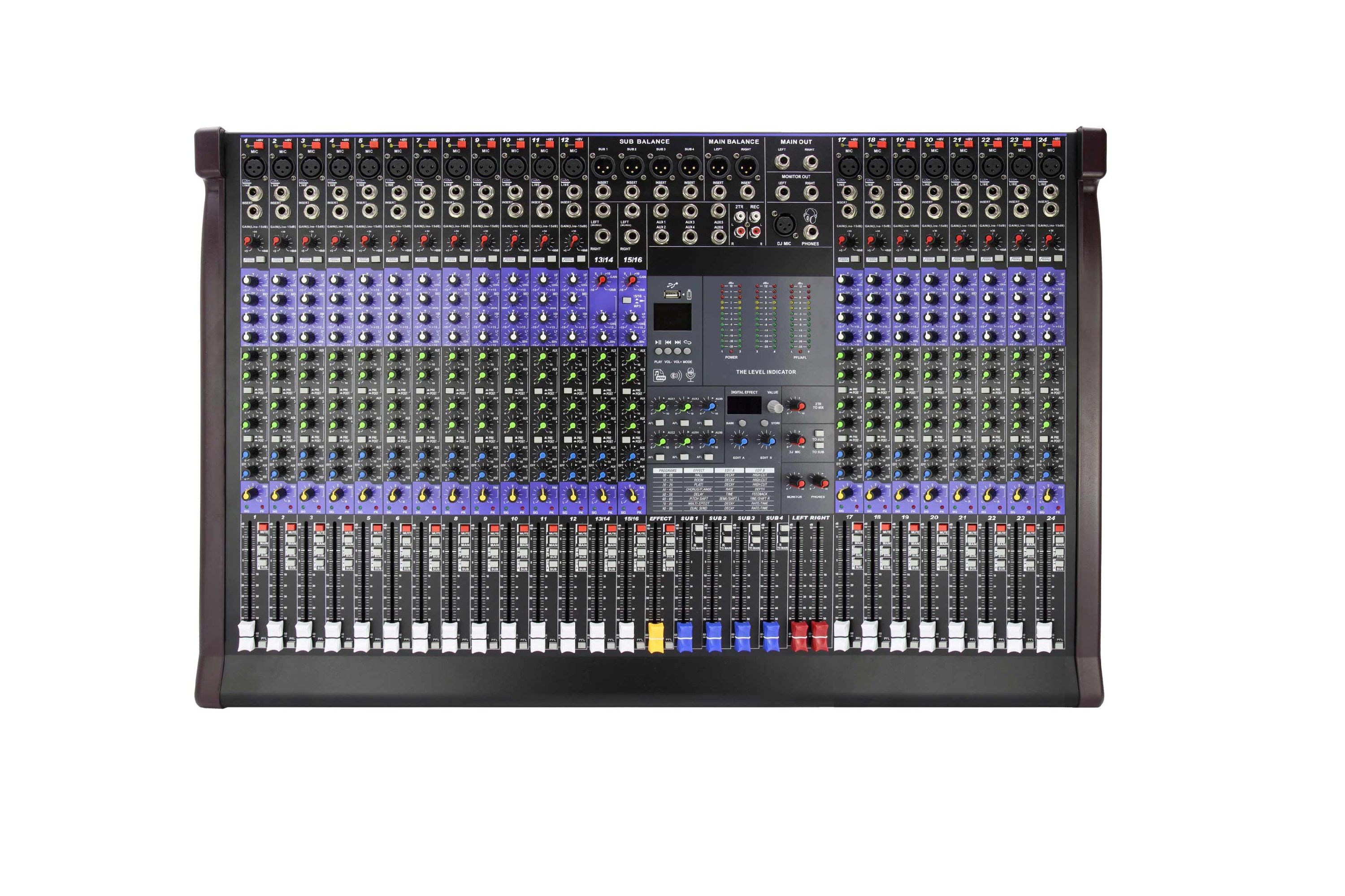 【BAM-24S】24路調(diào)音臺