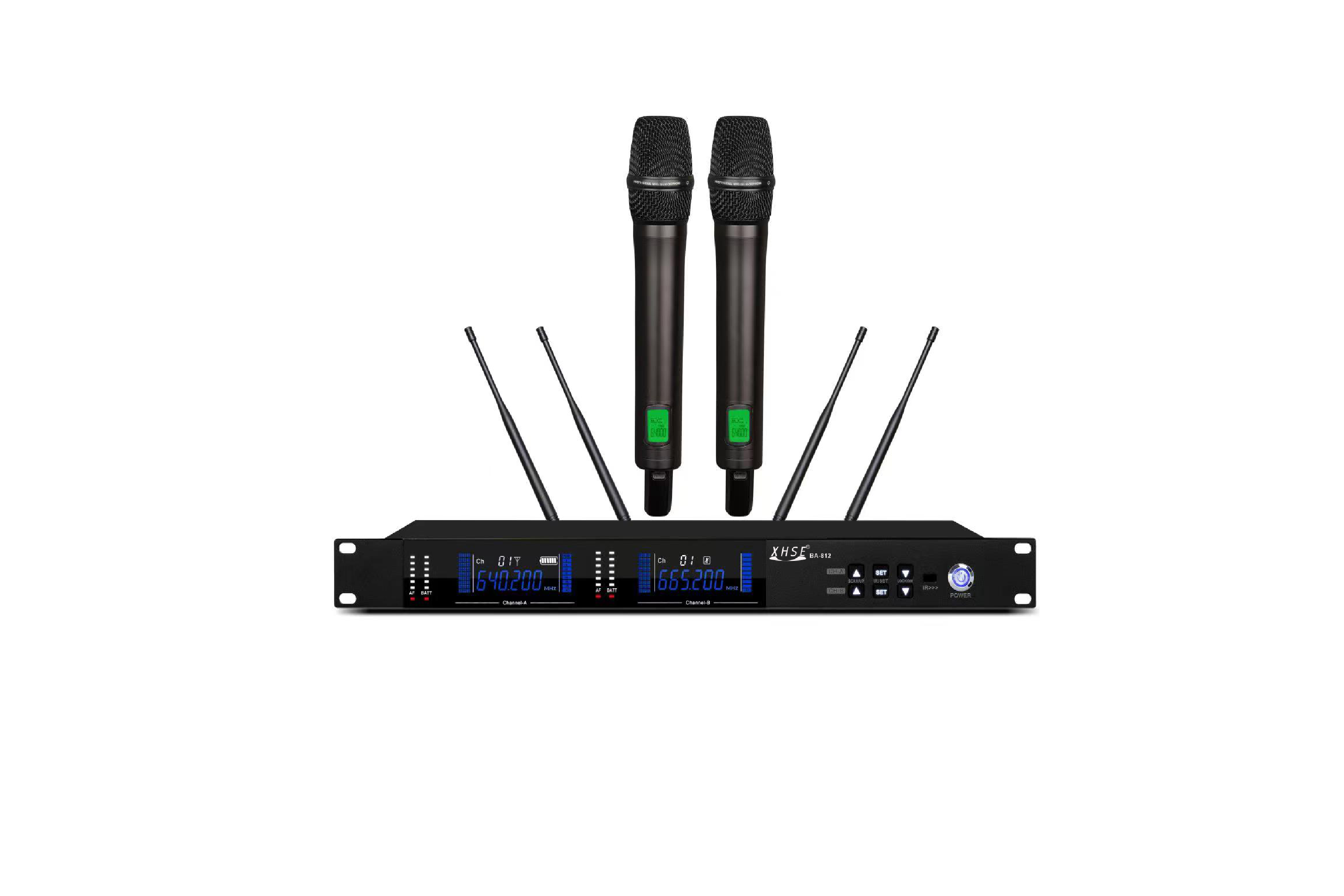 【BA-812】一拖二無(wú)線手持話筒