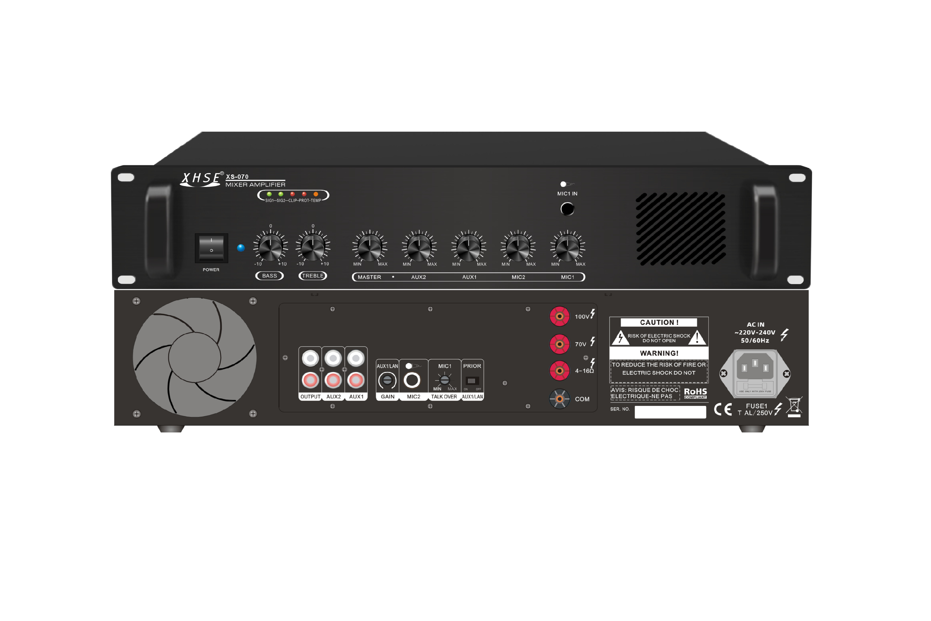 【XS-800】合并式功放